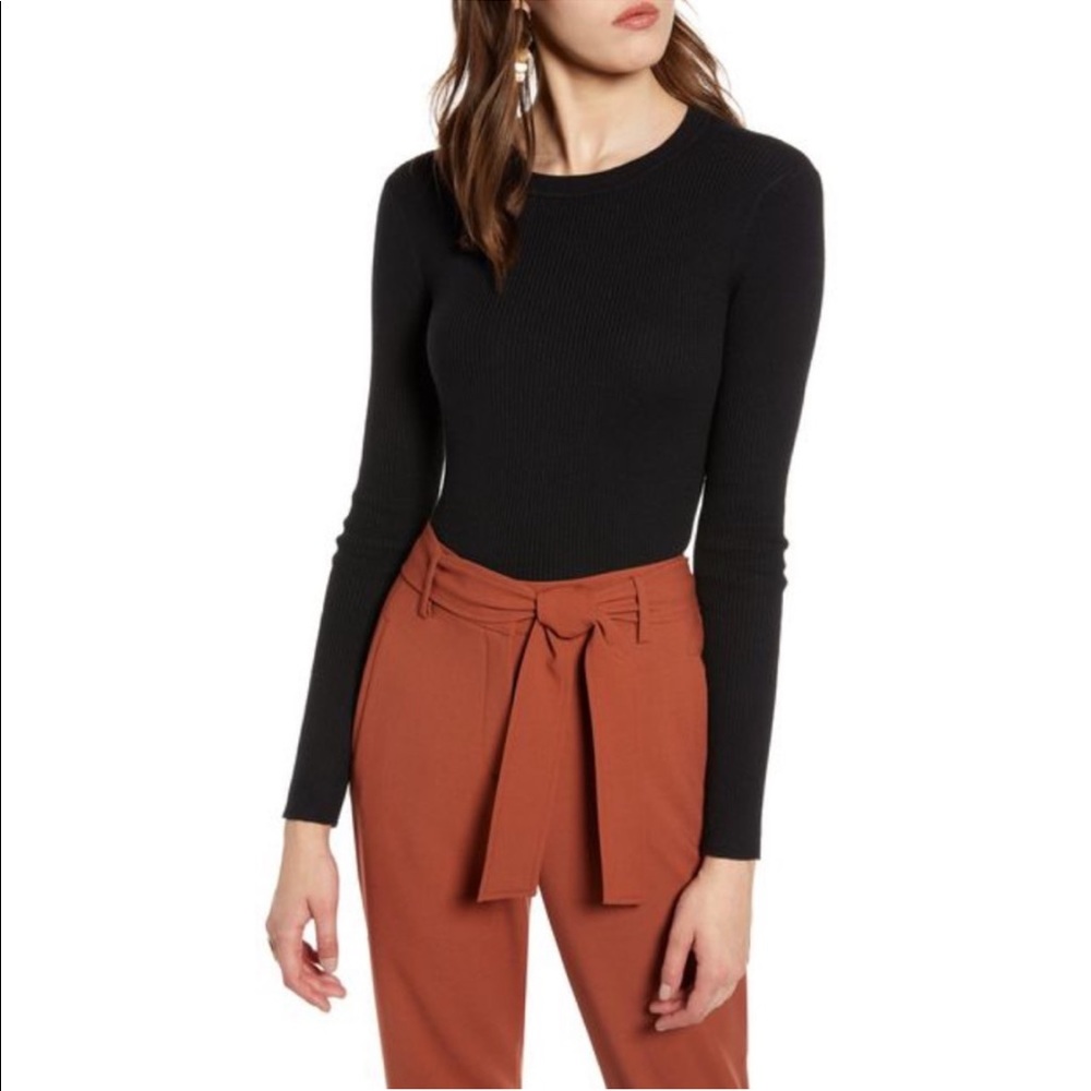 Halogen Ribbed Sweater